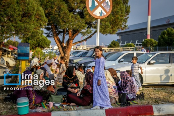 گزارش تصویری | آیین «قارشیلاماق حاجی‌لاردان»