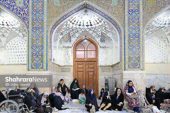 گزارش تصویری | حال و هوای حرم مطهر رضوی در شب عید سعید غدیر خم