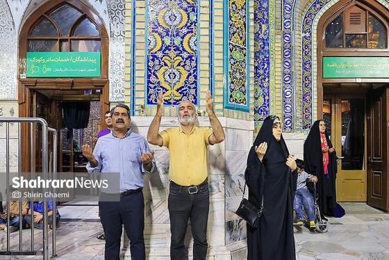 گزارش تصویری | حال و هوای حرم مطهر رضوی در شب عید سعید غدیر خم