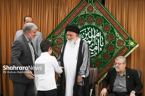 گزارش تصویری |  جشن عید غدیر در دفتر امام جمعه مشهد