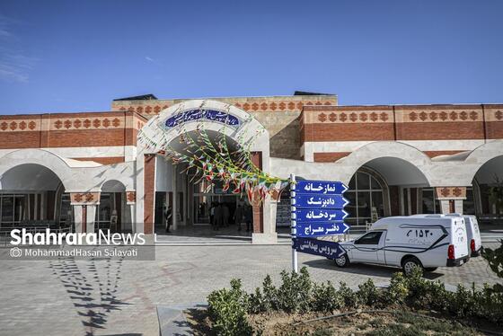 گزارش تصویری | بهره‌برداری از کلان‌پروژه عروجیان در آرامستان بهشت رضا (ع)