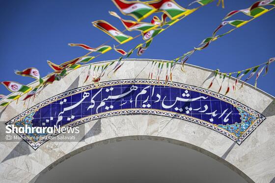 گزارش تصویری | بهره‌برداری از کلان‌پروژه عروجیان در آرامستان بهشت رضا (ع)