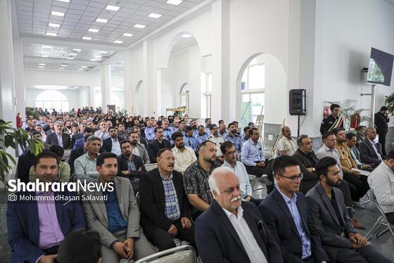 گزارش تصویری | بهره‌برداری از کلان‌پروژه عروجیان در آرامستان بهشت رضا (ع)