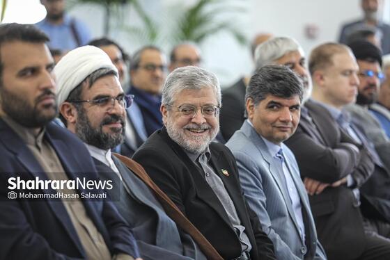 گزارش تصویری | بهره‌برداری از کلان‌پروژه عروجیان در آرامستان بهشت رضا (ع)