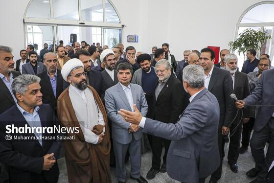 گزارش تصویری | بهره‌برداری از کلان‌پروژه عروجیان در آرامستان بهشت رضا (ع)