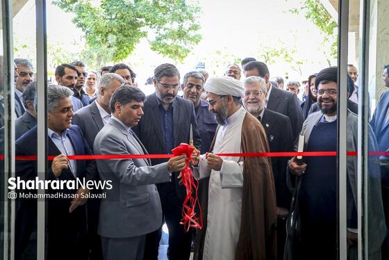 گزارش تصویری | بهره‌برداری از کلان‌پروژه عروجیان در آرامستان بهشت رضا (ع)