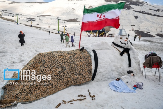 گزارش تصویری | جشنواره آدم برفی در پیست توچال