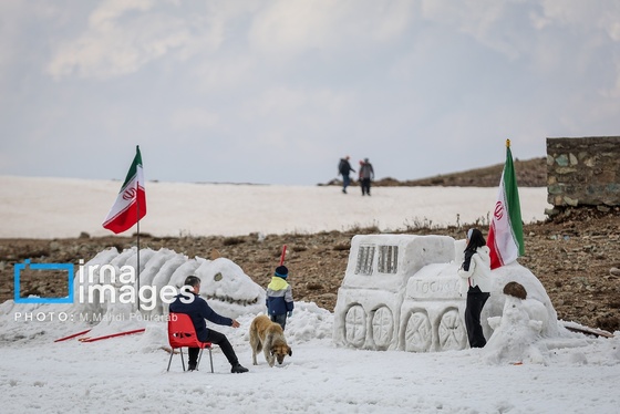 گزارش تصویری | جشنواره آدم برفی در پیست توچال