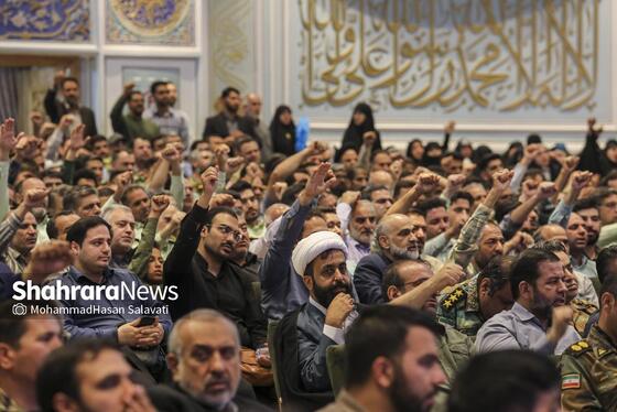 گزارش تصویری | بزرگداشت سپهبد شهید محمد پاکپور در حرم مطهر رضوی