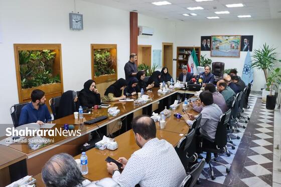 گزارش تصویری | نشست خبری معاون مالی و پشتیبانی شهرداری مشهد