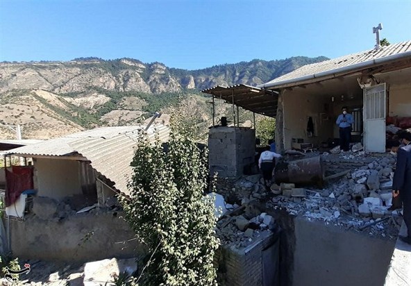 زلزله رامیان تصاویر