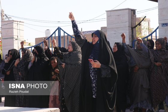 گزارش تصویری | تشییع پیکر شهید «قدرت زرنگاری» - جزیره هرمز