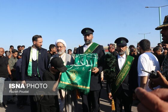 گزارش تصویری | تشییع پیکر شهید «قدرت زرنگاری» - جزیره هرمز