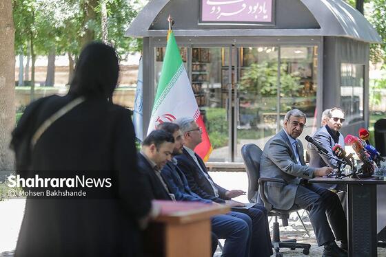 گزارش تصویری | نشست خبری استاندار خراسان رضوی در آرامگاه فردوسی