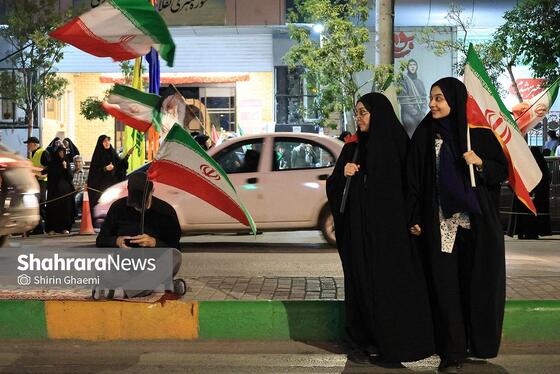 گزارش تصویری | یکصدوششمین شب حضور مردم مشهد در خیابان (۲۴ خرداد ۱۴۰۵)