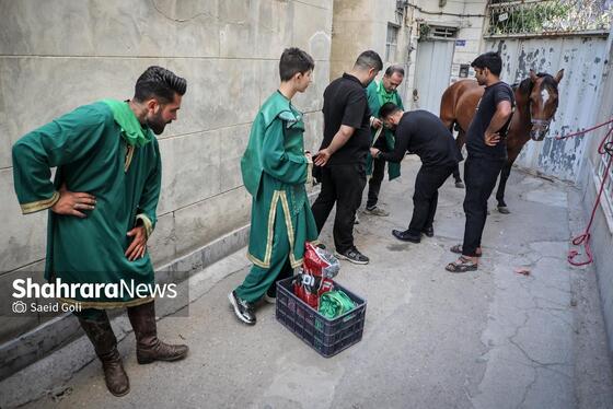 گزارش تصویری | کاروان اعلام عزای ماه محرم در مشهد