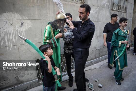 گزارش تصویری | کاروان اعلام عزای ماه محرم در مشهد