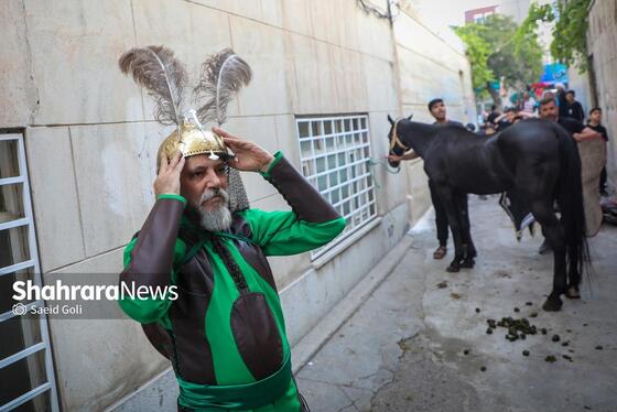 گزارش تصویری | کاروان اعلام عزای ماه محرم در مشهد