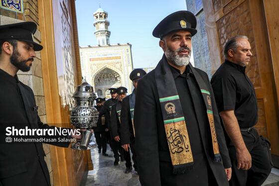 گزارش تصویری | آیین سنتی «صلا» همزمان با اولین روز ماه محرم در حرم مطهر رضوی