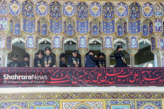 گزارش تصویری | آیین سنتی «صلا» همزمان با اولین روز ماه محرم در حرم مطهر رضوی