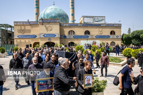 گزارش تصویری | مراسم بدرقه پیکر بهروز رضوی