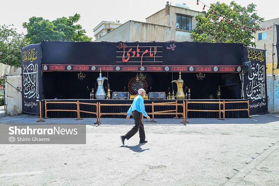 گزارش تصویری | اکران‌های شهری ماه محرم در مشهد