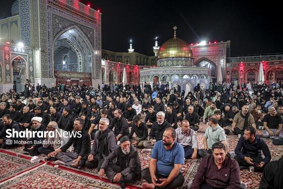 گزارش تصویری | حسینیه حرم | عزاداری سنتی هیئات استان قزوین در حرم مطهر رضوی