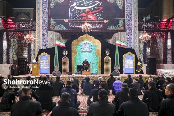 گزارش تصویری | حسینیه حرم | عزاداری سنتی هیئات استان قزوین در حرم مطهر رضوی