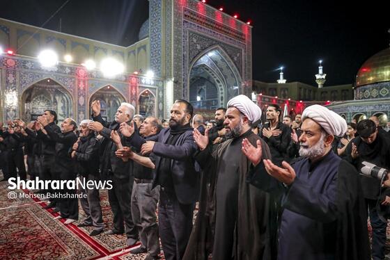 گزارش تصویری | حسینیه حرم | عزاداری سنتی هیئات استان قزوین در حرم مطهر رضوی