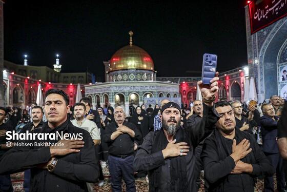 گزارش تصویری | حسینیه حرم | عزاداری سنتی هیئات استان قزوین در حرم مطهر رضوی