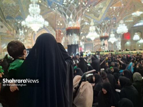 مادران امام رضایی | مراسم شیرخوارگان حسینی در حرم مطهر رضوی برگزار شد + فیلم