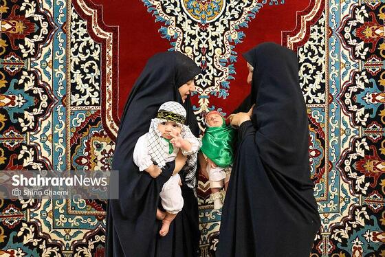 گزارش تصویری | مراسم شیرخوارگان حسینی در حرم مطهر رضوی برگزار شد