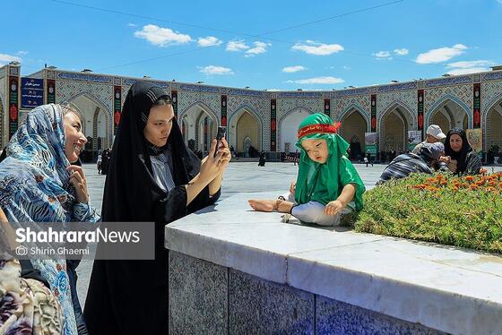 گزارش تصویری | مراسم شیرخوارگان حسینی در حرم مطهر رضوی برگزار شد