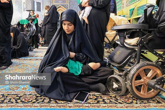 گزارش تصویری | مراسم شیرخوارگان حسینی در حرم مطهر رضوی برگزار شد