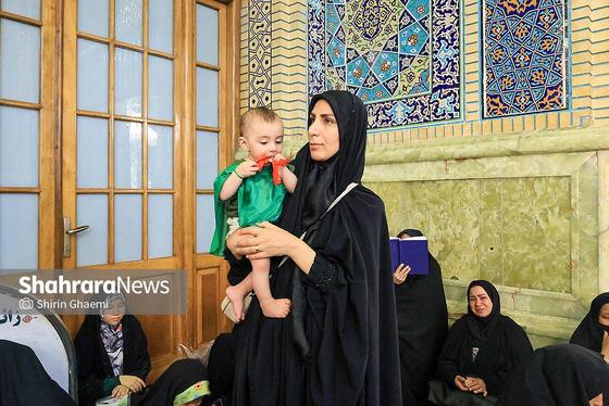 گزارش تصویری | مراسم شیرخوارگان حسینی در حرم مطهر رضوی برگزار شد