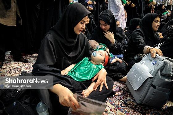 گزارش تصویری | مراسم شیرخوارگان حسینی در حرم مطهر رضوی برگزار شد