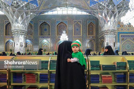 گزارش تصویری | مراسم شیرخوارگان حسینی در حرم مطهر رضوی برگزار شد