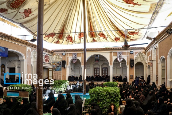 گزارش تصویری | عزاخانه‌ی سادات خوشرو