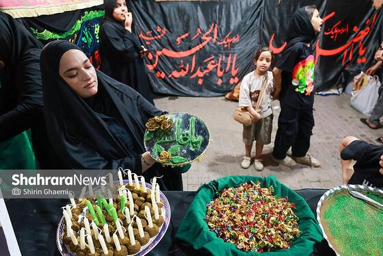 گزارش تصویری | عزاداری شب هشتم محرم در شهرک عرب‌ها ـ مشهد