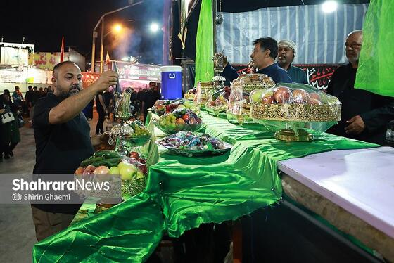 گزارش تصویری | عزاداری شب هشتم محرم در شهرک عرب‌ها ـ مشهد