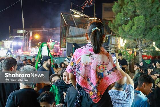 گزارش تصویری | عزاداری شب هشتم محرم در شهرک عرب‌ها ـ مشهد