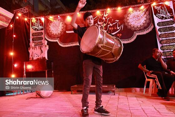 گزارش تصویری | عزاداری شب هشتم محرم در شهرک عرب‌ها ـ مشهد