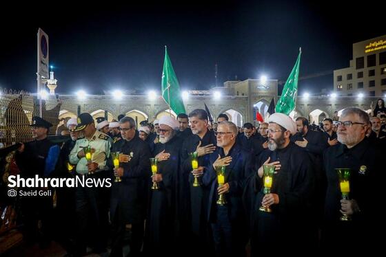 گزارش تصویری | مراسم شام غریبان امام حسین (ع) در مشهدمقدس (۴ تیر ۱۴۰۵)