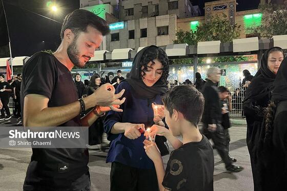 گزارش تصویری |حال و هوای شام غریبان در مشهدالرضا (ع)