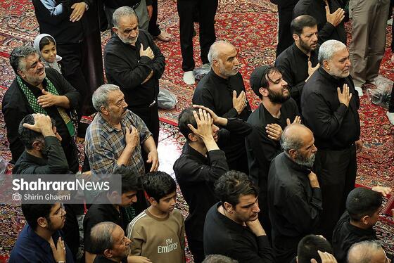 گزارش تصویری | تعزیه دوازدهم محرم در حسینیه کرمانی های مشهد