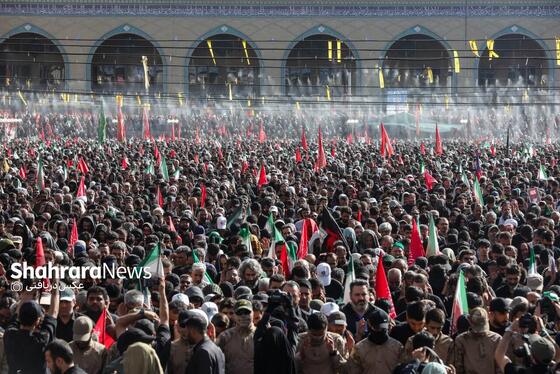 گزارش تصویری | عکس‌هایی از روز دوم وداع در مصلی بزرگ تهران (۱۴ تیرماه ۱۴۰۵)