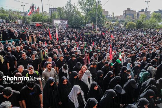 گزارش تصویری | عکس‌هایی از روز دوم وداع در مصلی بزرگ تهران (۱۴ تیرماه ۱۴۰۵)