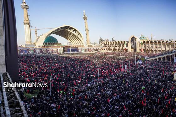 گزارش تصویری | عکس‌هایی از روز دوم وداع در مصلی بزرگ تهران (۱۴ تیرماه ۱۴۰۵)