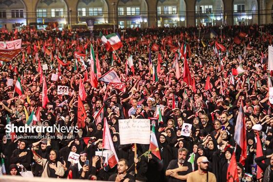 گزارش تصویری | آخرین لحظات حضور پیکر رهبر شهید در مصلی امام خمینی و مراسم وداع