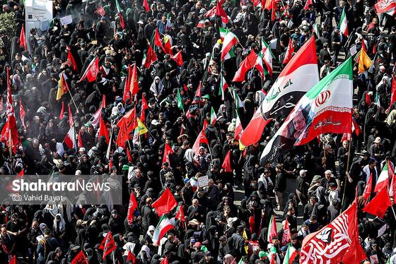 گزارش تصویری | تشییع پیکر امام شهید در تهران (۱۵ تیر ۱۴۰۵)